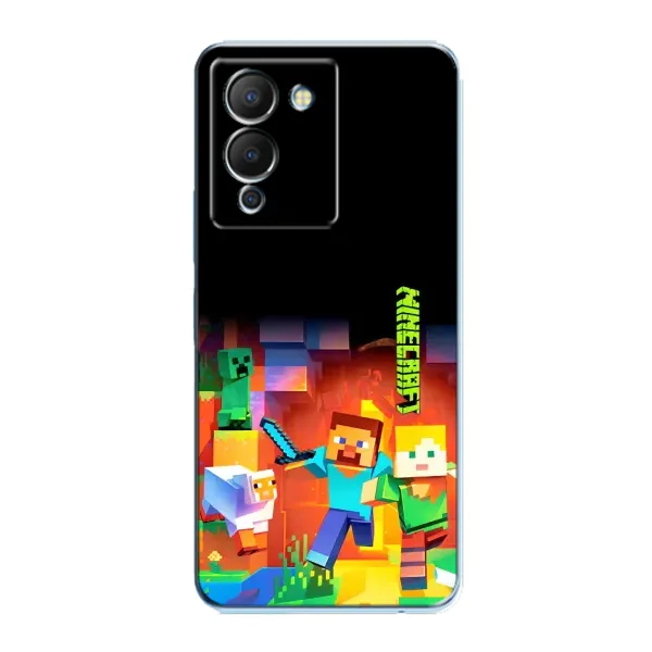 Чехол с рисунком «Герой Майнкрафт» для Infinix Note 12 (G96) Чехол с рисунком «Герой Майнкрафт» для Infinix Note 12 (G96)
