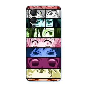 Силіконові чохлі з очіма Anime для Інфінікс Нот 12 джі 96 (Очі Хашира)