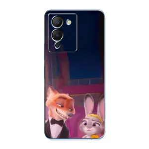 Силиконовый чехол с принтом Зоотрополіс для Infinix Note 12 (G96) (Главные герои)