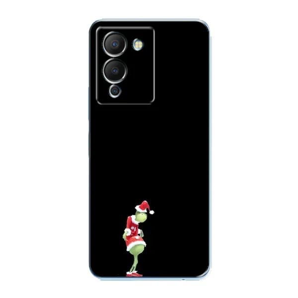 Чехол с рисунком «Гринч на чорном» для Infinix Note 12 (G96) Чехол с рисунком «Гринч на чорном» для Infinix Note 12 (G96)
