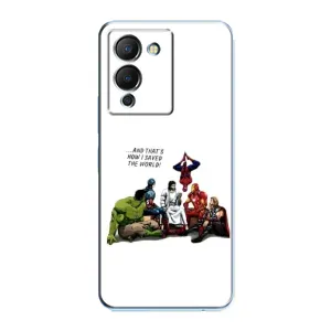 Чехол с рисунком «Иисус супергерой» для Infinix Note 12 (G96)