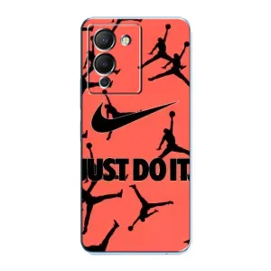 Силиконовый Чехол Nike Air Jordan на Инфиникс Ноут 12 (G96) (Just Do It)