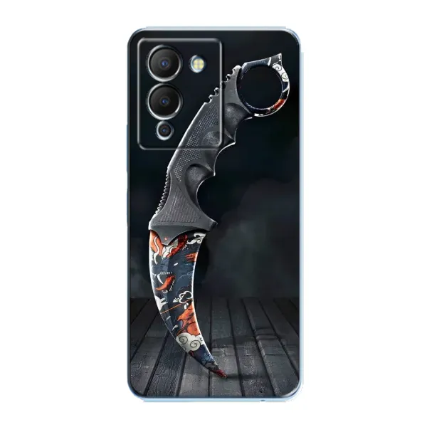 Чехол с рисунком «Кинжал КС ГО» для Infinix Note 12 (G96) Чехол с рисунком «Кинжал КС ГО» для Infinix Note 12 (G96)