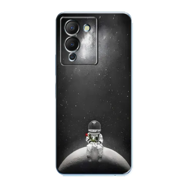 Чехол с рисунком «Космонавт романтик» для Infinix Note 12 (G96)