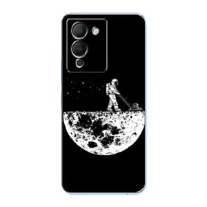 Силіконовый Чохол з принтом "Космонавти" на Infinix Note 12 (G96) (Космонавт)