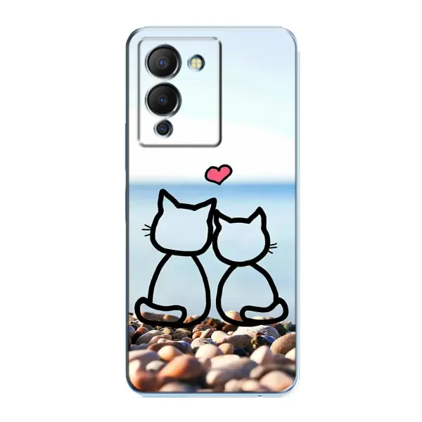 Чехол с рисунком «Котейки» для Infinix Note 12 (G96) Чехол с рисунком «Котейки» для Infinix Note 12 (G96)