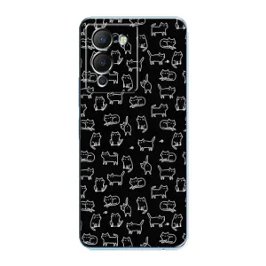 Чохол на тематику: Коти для Infinix Note 12 (G96) (Котики на чорному)