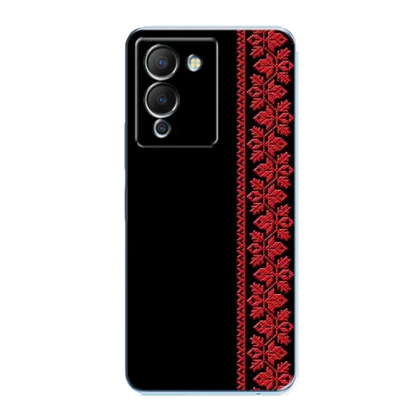 Чехол с рисунком «Красная Вышиванка» для Infinix Note 12 (G96) Чехол с рисунком «Красная Вышиванка» для Infinix Note 12 (G96)