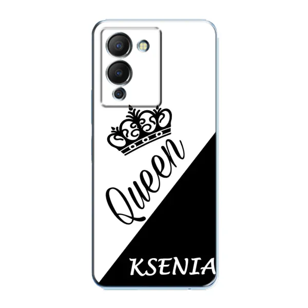 Чехол с рисунком «KSENIA» для Infinix Note 12 (G96)