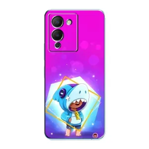 Чохол Бравл Старс для Infinix Note 12 (G96) (Леон у костюмі Акули)