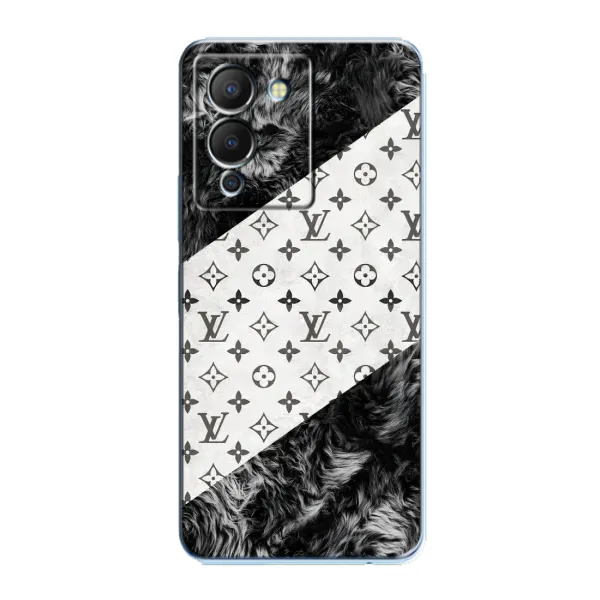 Чехол с рисунком «LV на белом» для Infinix Note 12 (G96)