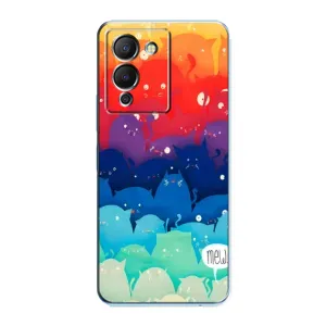 Силіконовий чохол з котиком для Infinix Note 12 (G96) (Mew)