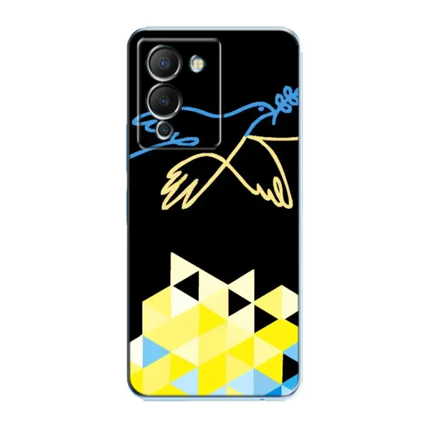 Чехол с рисунком «Мир для Украины» для Infinix Note 12 (G96) Чехол с рисунком «Мир для Украины» для Infinix Note 12 (G96)