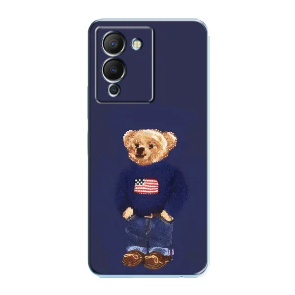 Чехол с рисунком «Мишка USA» для Infinix Note 12 (G96) Чехол с рисунком «Мишка USA» для Infinix Note 12 (G96)