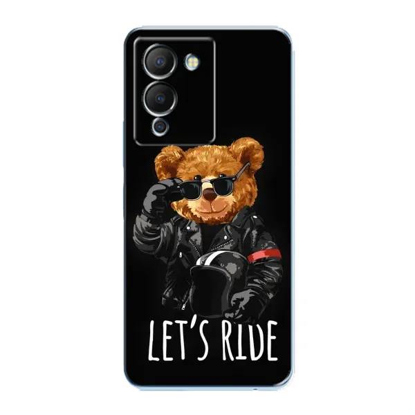 Чехол с рисунком «Модный Мишка» для Infinix Note 12 (G96) Чехол с рисунком «Модный Мишка» для Infinix Note 12 (G96)