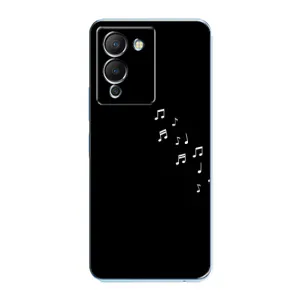 Чохол з картинками на чорному фоні для Infinix Note 12 (G96) (Ноти)