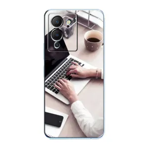 Силиконовый бампер (Работники) на Infinix Note 12 (G96) (Офисный работник)