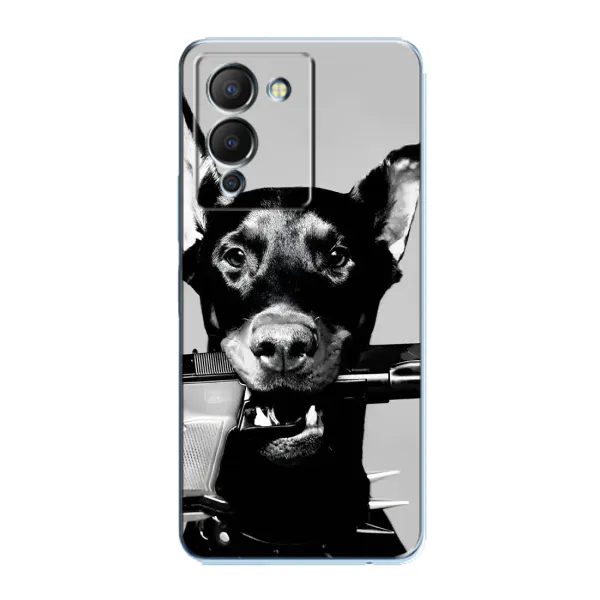 Чехол с рисунком «Опасный доберман» для Infinix Note 12 (G96) Чехол с рисунком «Опасный доберман» для Infinix Note 12 (G96)