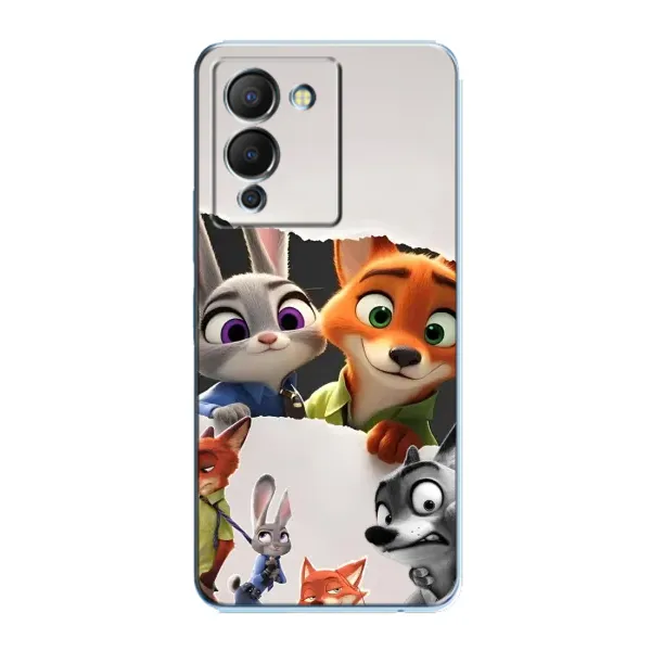 Чехол с рисунком «Персонажи Зоо» для Infinix Note 12 (G96) Чехол с рисунком «Персонажи Зоо» для Infinix Note 12 (G96)
