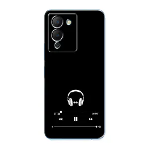Чохол з картинками на чорному фоні для Infinix Note 12 (G96) (Плеєр)