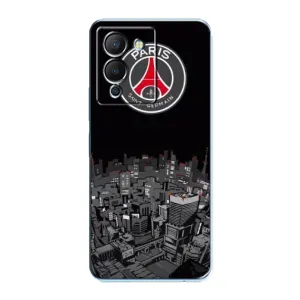Силиконовые Чехлы принт Футбол на Infinix Note 12 (G96) (PSG)
