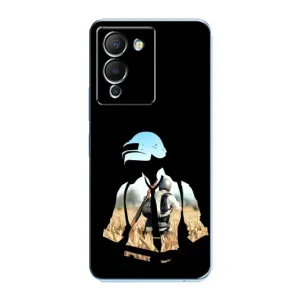 Силиконовый чехол с картинкой "Герой Pubg" на Infinix Note 12 (G96) (Пубг мен)