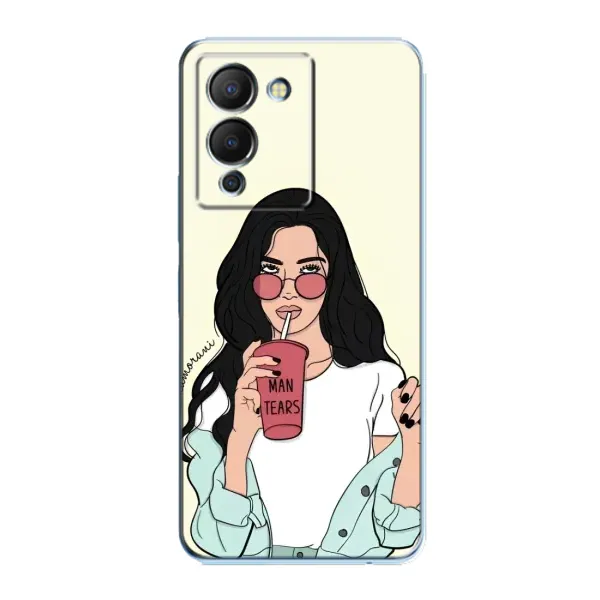 Чехол с рисунком «С напитком» для Infinix Note 12 (G96) Чехол с рисунком «С напитком» для Infinix Note 12 (G96)