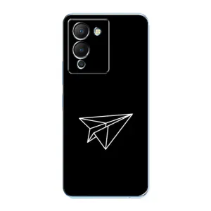 Чохол з картинками на чорному фоні для Infinix Note 12 (G96) (Літак)