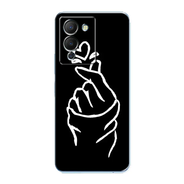 Чехол с рисунком «Сердце на черном» для Infinix Note 12 (G96) Чехол с рисунком «Сердце на черном» для Infinix Note 12 (G96)