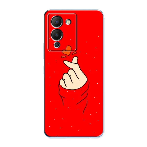 Чехол с рисунком «Сердце на красном» для Infinix Note 12 (G96) Чехол с рисунком «Сердце на красном» для Infinix Note 12 (G96)