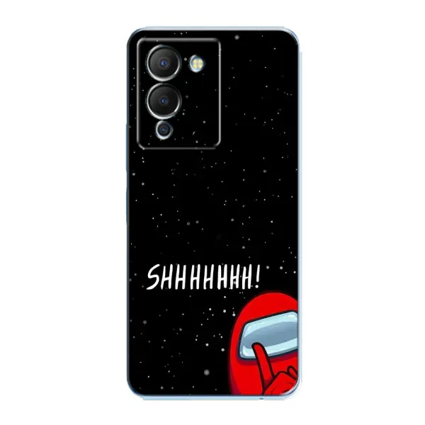 Чехол с рисунком «SHHHHH» для Infinix Note 12 (G96)