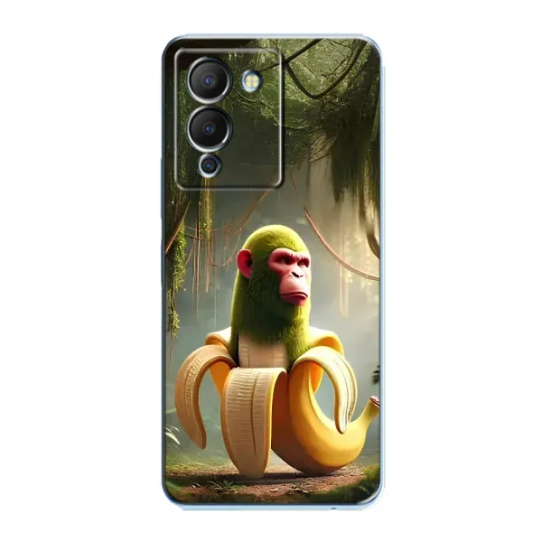 Чехол с рисунком «Шимпанзини бананини» для Infinix Note 12 (G96) Чехол с рисунком «Шимпанзини бананини» для Infinix Note 12 (G96)