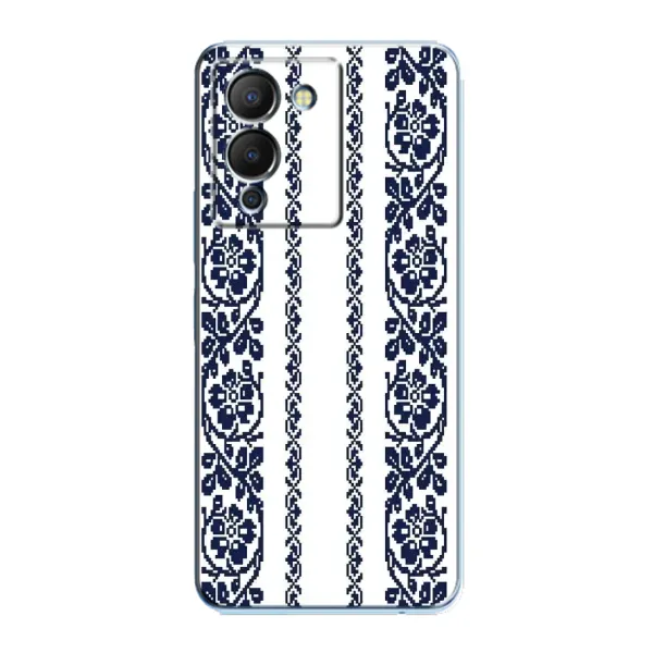 Чехол с рисунком «Синяя вышиванка» для Infinix Note 12 (G96) Чехол с рисунком «Синяя вышиванка» для Infinix Note 12 (G96)