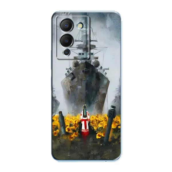 Чехол с рисунком «Смелость» для Infinix Note 12 (G96) Чехол с рисунком «Смелость» для Infinix Note 12 (G96)