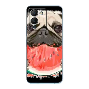Чохол (ТПУ) Милі песики для Infinix Note 12 (G96) (Смішний Мопс)