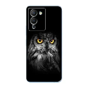 Чохли з принтом СОВИ для Infinix Note 12 (G96) (Сова на чорному)