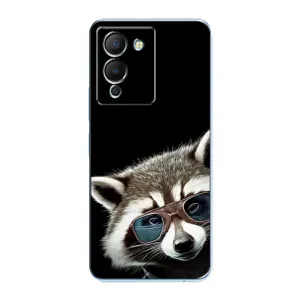 Силіконовий Чохол з Энотами на Infinix Note 12 (G96) (Стильний Єнот)