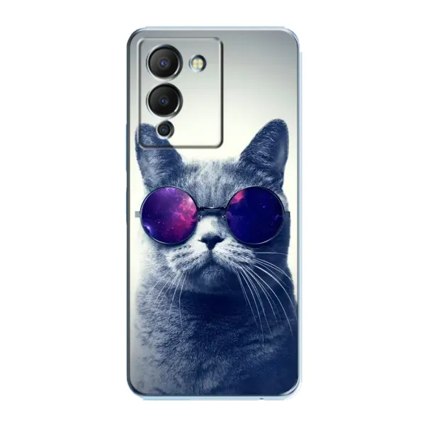 Чехол с рисунком «Стильный КОТ» для Infinix Note 12 (G96) Чехол с рисунком «Стильный КОТ» для Infinix Note 12 (G96)