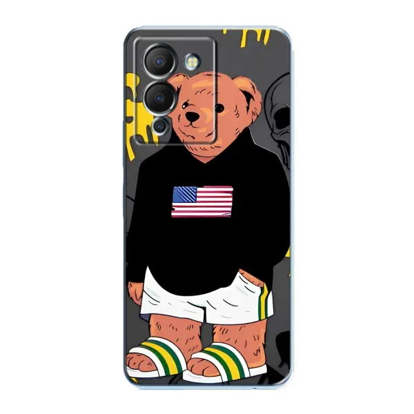 Чехол с рисунком «Teddy USA» для Infinix Note 12 (G96) Чехол с рисунком «Teddy USA» для Infinix Note 12 (G96)