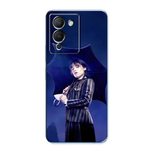 Чехол с рисунком «Уэнсдей с зонтом» для Infinix Note 12 (G96) Чехол с рисунком «Уэнсдей с зонтом» для Infinix Note 12 (G96)