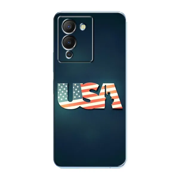Чехол с рисунком «USA» для Infinix Note 12 (G96) Чехол с рисунком «USA» для Infinix Note 12 (G96)