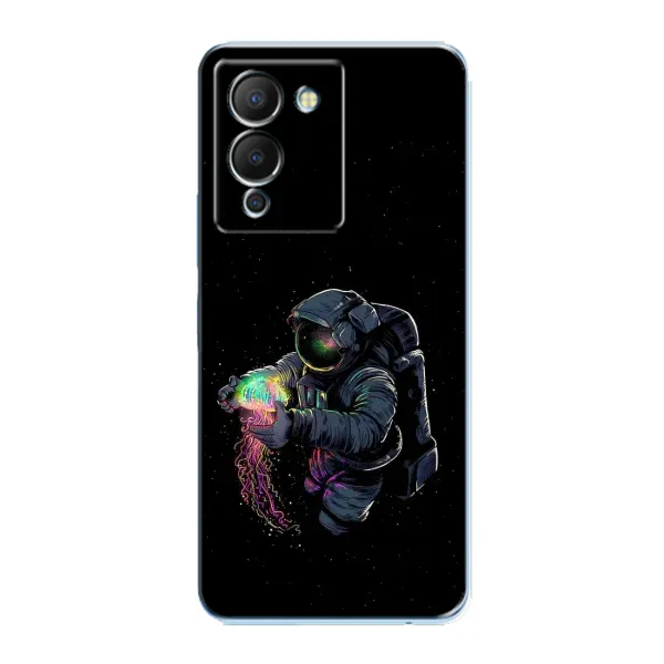 Чехол с рисунком «В руках земля» для Infinix Note 12 (G96)
