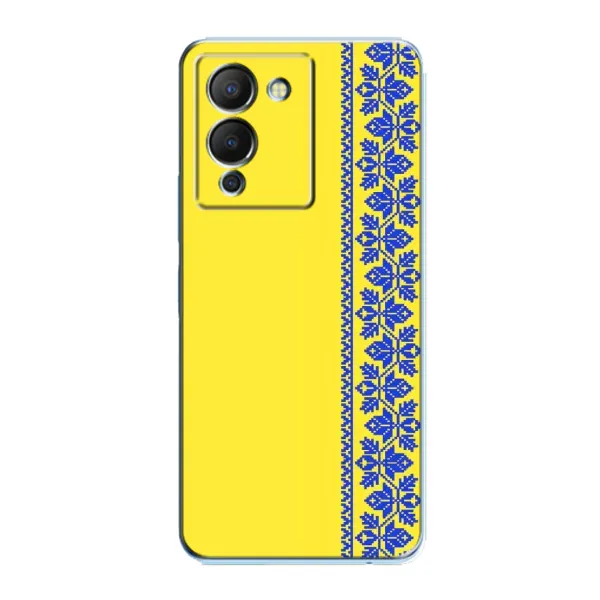 Чехол с рисунком «Вышиванка на желтом» для Infinix Note 12 (G96) Чехол с рисунком «Вышиванка на желтом» для Infinix Note 12 (G96)