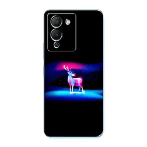 Силіконовий бампер з картинкою звірів для Infinix Note 12 (G96) (Яскравий олень)