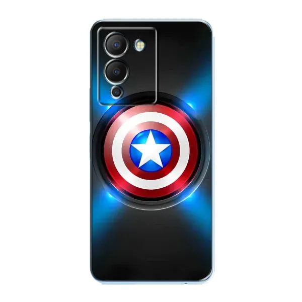 Чехол с рисунком «Яркий Щит Капитана» для Infinix Note 12 (G96) Чехол с рисунком «Яркий Щит Капитана» для Infinix Note 12 (G96)
