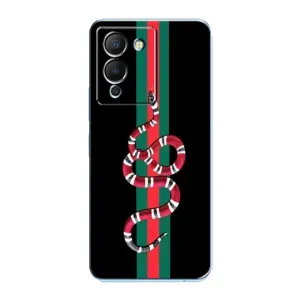 Чехлы Бренд GUCCI для Infinix Note 12 (G96) (Змей Гуччи)