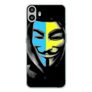 Чехол с Украинской символикой на Носинг СМФ Фон 1 (Анонимус патриот)