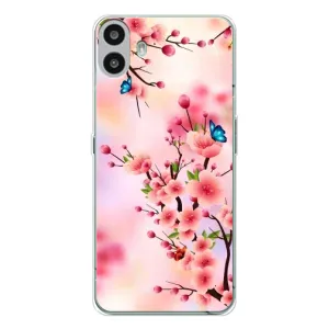Чохол з картинкою Сакури на Nothing CMF Phone 1 (Метелики на сакурі)