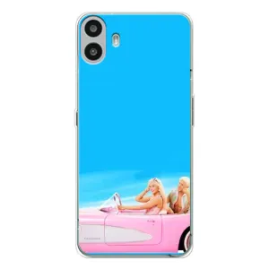 Силиконовый Чехол Барби Фильм на Nothing CMF Phone 1 (Барби и Кен)