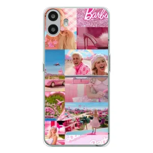 Силиконовый Чехол Барби Фильм на Nothing CMF Phone 1 (Барби стиль)
